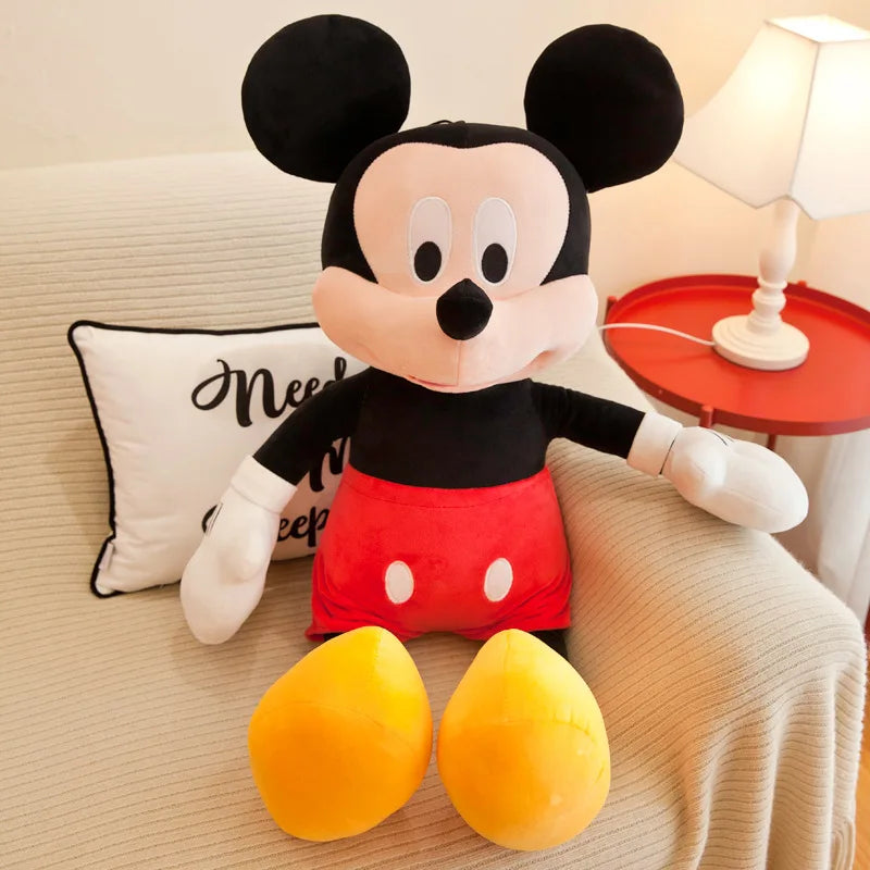 40-100cm Stuffed Mickey&Minnie Mouse Plush Toy Soft Goofy Pluto Donald Duck Mickey Minnie Dolls Birthday Wedding Gifts for Kids