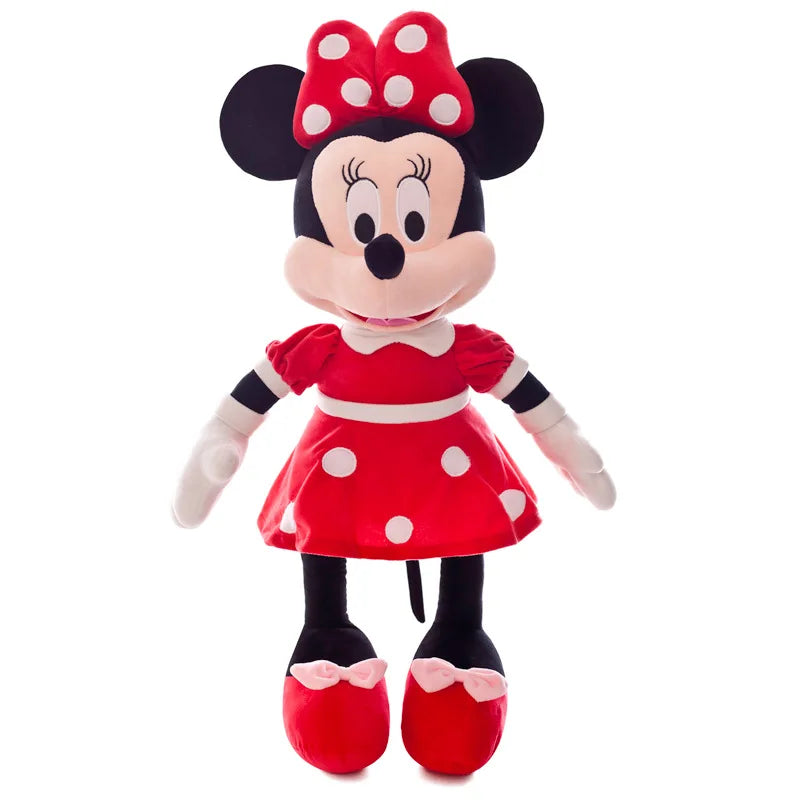 40-100cm Stuffed Mickey&Minnie Mouse Plush Toy Soft Goofy Pluto Donald Duck Mickey Minnie Dolls Birthday Wedding Gifts for Kids